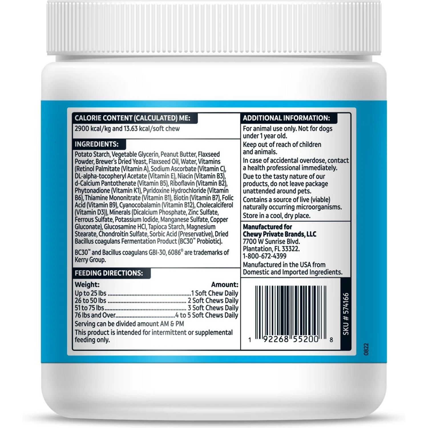 Vibeful 10-in-1 Multivitamin Bites Peanut Butter Flavored Soft Chews Multivitamin For Dogs & Vibeful Mobility & Joint Health Beef Flavored Soft Chews Joint Supplement For Dogs 3 Vibeful 10-in-1 Multivitamin Bites Peanut Butter Flavored Soft Chews Multivitamin For Dogs & Vibeful Mobility & Joint Health Beef Flavored Soft Chews Joint Supplement For Dogs - Image 3