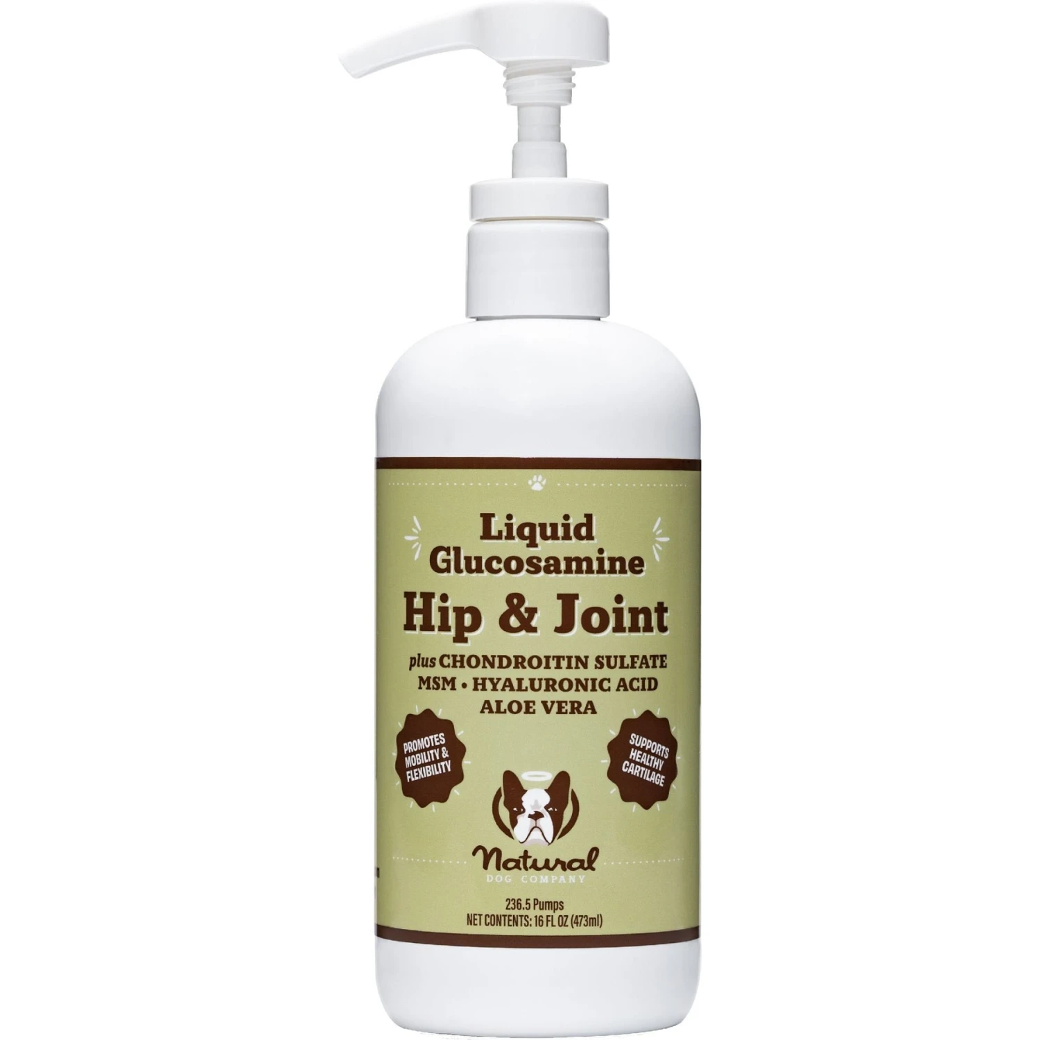Natural Dog Company Liquid Glucosamine Hip & Joint Oil, 16-oz Bottle & Natural Dog Company Wild Alaskan Salmon Oil Liquid Skin & Coat Supplement For Dogs 2 Natural Dog Company Liquid Glucosamine Hip & Joint Oil, 16-oz Bottle & Natural Dog Company Wild Alaskan Salmon Oil Liquid Skin & Coat Supplement For Dogs - Image 2