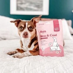 Fera Pet Organics Skin + Coat Goat Milk Topper For Dogs & Cats, 60 Count -Pet Wellness 951702 PT3. AC SS1800 V1694620380
