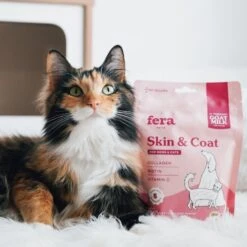 Fera Pet Organics Skin + Coat Goat Milk Topper For Dogs & Cats, 60 Count -Pet Wellness 951702 PT4. AC SS1800 V1694619656