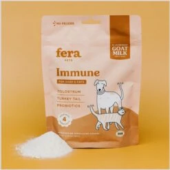 Fera Pet Organics Immune Goat Milk Topper For Dogs & Cats, 60 Count -Pet Wellness 951718 PT3. AC SS1800 V1694624267