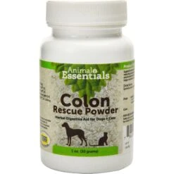 Animal Essentials Colon Rescue Powder Herbal Digestive Aid Dog & Cat Supplement