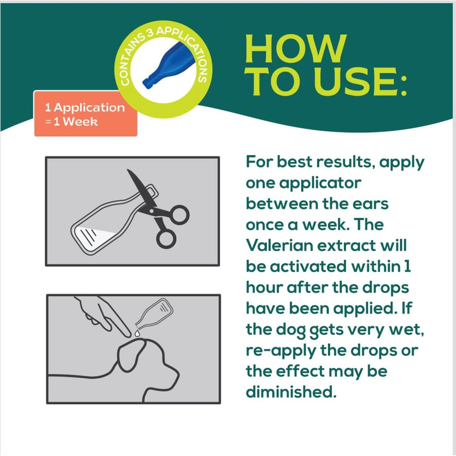 BSerene Spot On Valerian Calming Topical Solution For Dogs, 3 Count 3 BSerene Spot On Valerian Calming Topical Solution For Dogs, 3 Count - Image 3