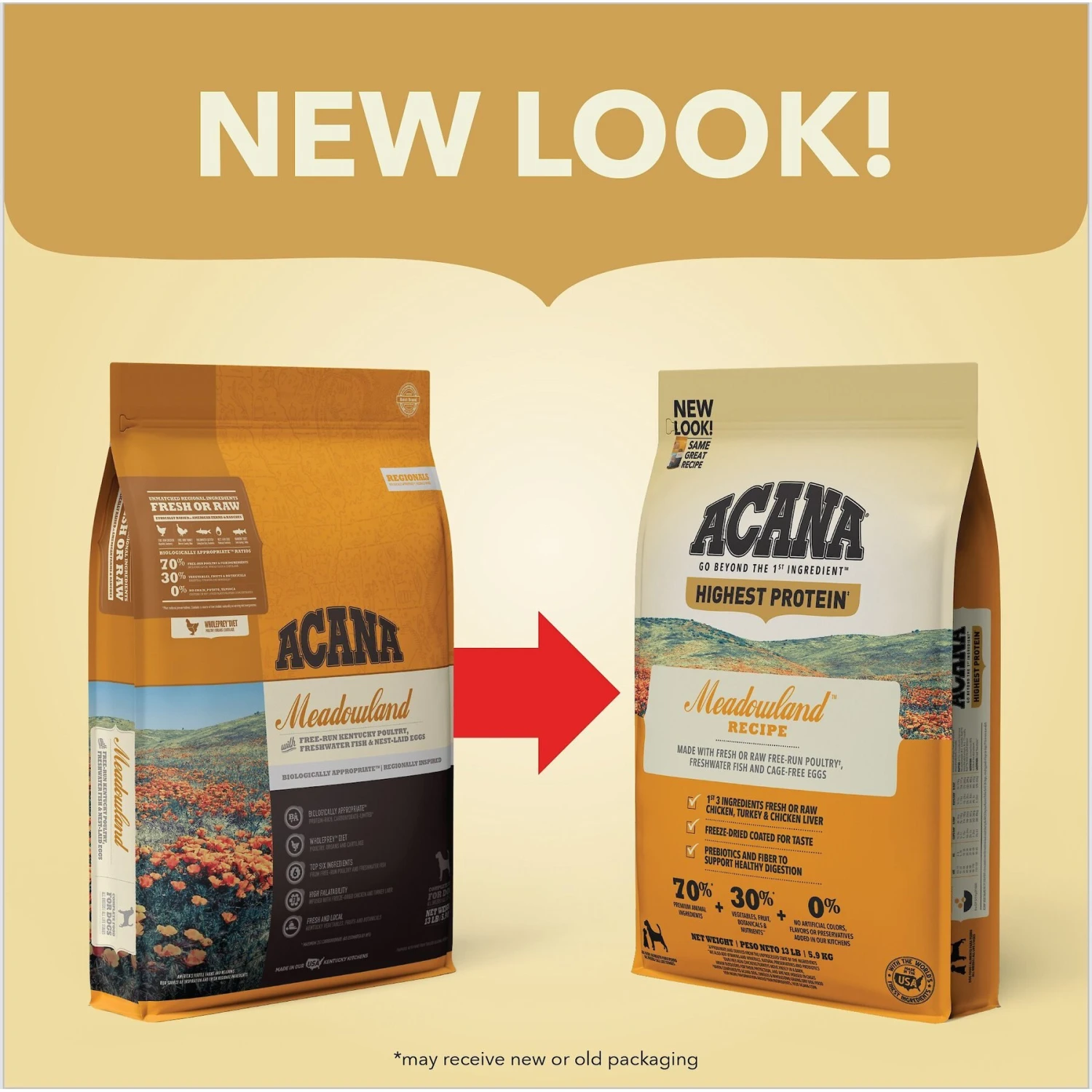 ACANA Meadowland Grain-Free Dry Dog Food 2 ACANA Meadowland Grain-Free Dry Dog Food - Image 2