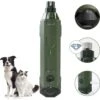 PATPET N60 6-Speed Electric Rechargeable Cat & Dog Nail Grinder, Army Green