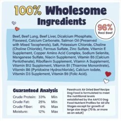 Pawstruck Beef Recipe Grain-Free Air Dried Dog Food -Pet Wellness 971926 PT6. AC SS1800 V1696359581