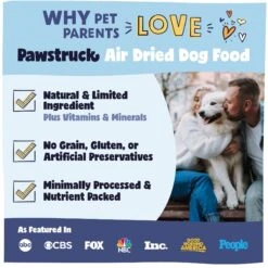 Pawstruck Chicken Recipe Grain-Free Air Dried Dog Food 11 Pawstruck Chicken Recipe Grain-Free Air Dried Dog Food -Pet Wellness 971950 PT2. AC SS1800 V1700170101
