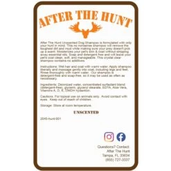 After The Hunt Complete Hunting Variety Pack Dog Shampoo, 8-oz Bottle, 3 Count -Pet Wellness 974190 PT3. AC SS1800 V1696952307