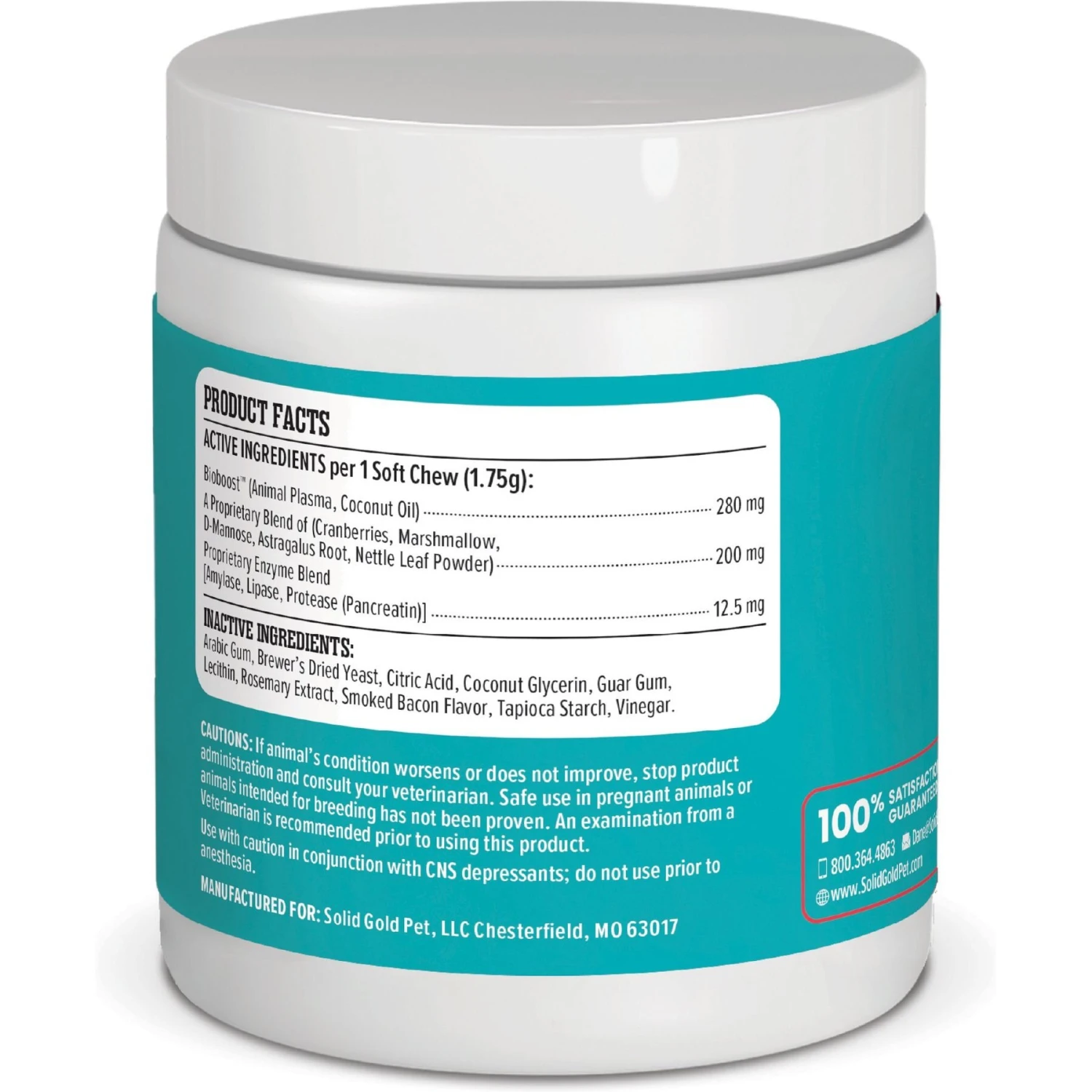 Solid Gold Berry Balance Urinary Tract Health Bacon Flavored Dog & Cat Supplement, 120 Count 6 Solid Gold Berry Balance Urinary Tract Health Bacon Flavored Dog & Cat Supplement, 120 Count - Image 6
