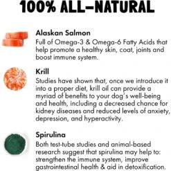 Legitpet Alaskan Salmon Oil Omega-3 Soft Chew Skin & Coat Supplement For Dogs -Pet Wellness 976950 PT3. AC SS1800 V1697204639