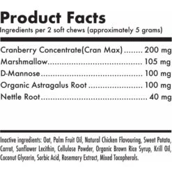 Legitpet Cranberry UTI Soft Chew Bladder Support Supplement For Dogs -Pet Wellness 976966 PT6. AC SS1800 V1697204579