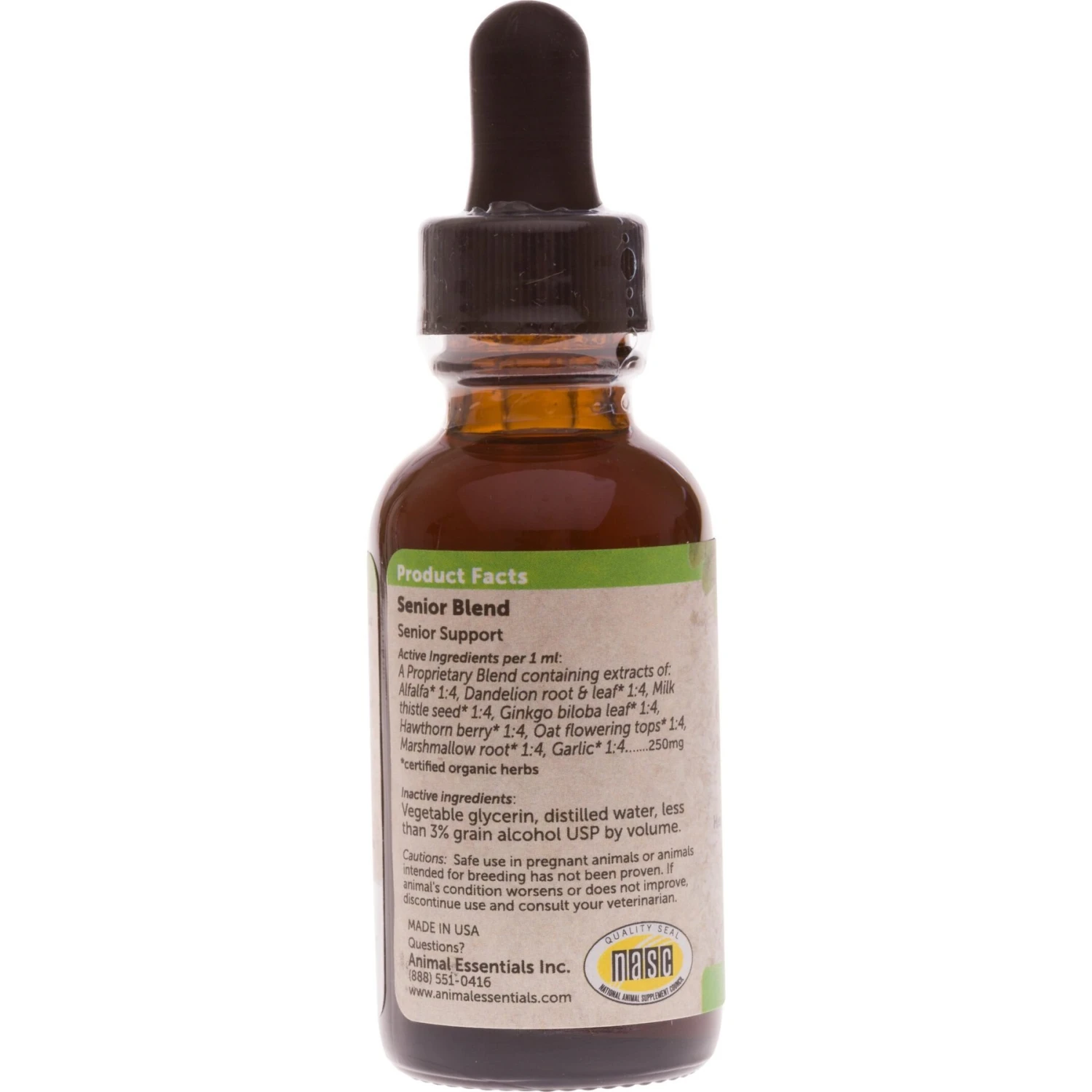 Animal Essentials Senior Support Herbal Formula Dog & Cat Supplement 2 Animal Essentials Senior Support Herbal Formula Dog & Cat Supplement - Image 2
