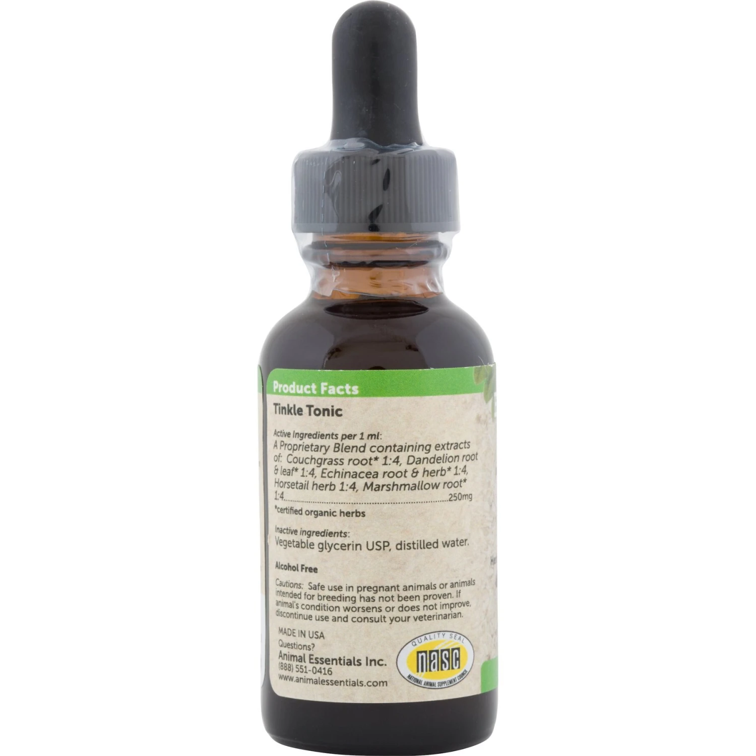 Animal Essentials Tinkle Tonic Herbal Dog & Cat Supplement 2 Animal Essentials Tinkle Tonic Herbal Dog & Cat Supplement - Image 2