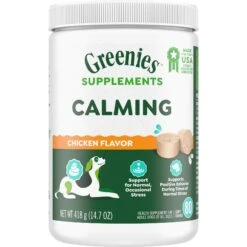 Greenies Supplements Calming Adult Chicken Flavor Dog Treat