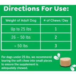 Greenies Supplements Calming Adult Chicken Flavor Dog Treat -Pet Wellness 984062 PT6. AC SS1800 V1699634429