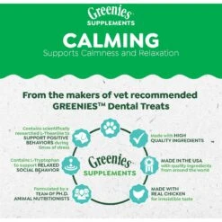 Greenies Supplements Calming Adult Chicken Flavor Dog Treat -Pet Wellness 984062 PT8. AC SS1800 V1699634420