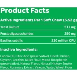 Greenies Supplements Digestive Health Adult Chicken Flavor Dog Treat -Pet Wellness 984094 PT5. AC SS1800 V1699634417