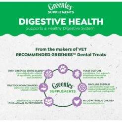 Greenies Supplements Digestive Health Adult Chicken Flavor Dog Treat -Pet Wellness 984094 PT8. AC SS1800 V1699634417