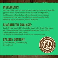 Merrick Power Bites Real Rabbit + Sweet Potato Recipe Grain-Free Soft & Chewy Dog Treats 14 Merrick Power Bites Real Rabbit + Sweet Potato Recipe Grain-Free Soft & Chewy Dog Treats -Pet Wellness 98675 PT5. AC SS1800 V1644906082