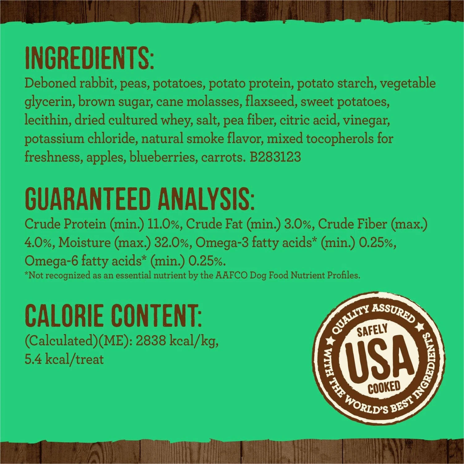 Merrick Power Bites Real Rabbit + Sweet Potato Recipe Grain-Free Soft & Chewy Dog Treats 6 Merrick Power Bites Real Rabbit + Sweet Potato Recipe Grain-Free Soft & Chewy Dog Treats - Image 6