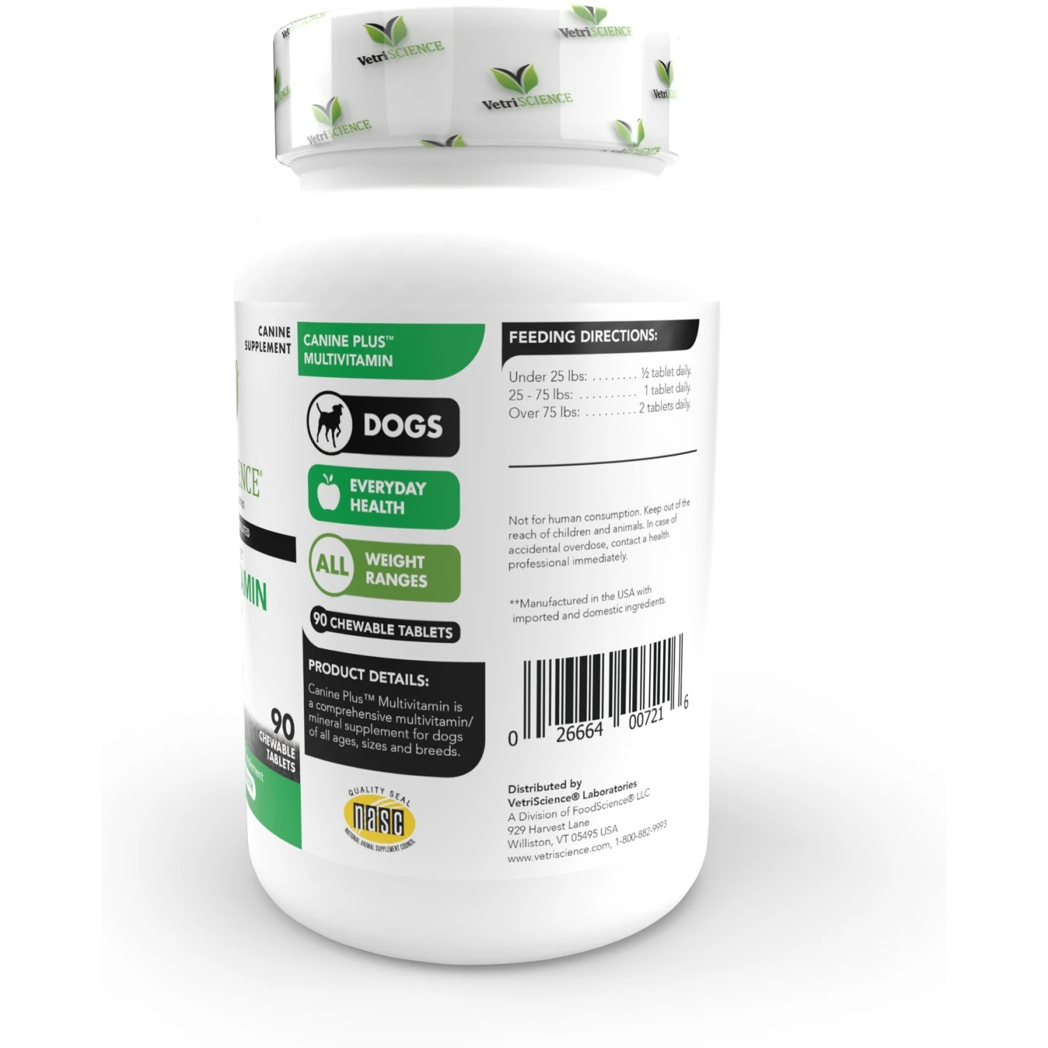 VetriScience Canine Plus Duck Flavored Chewable Tablets Multivitamin For Dogs 2 VetriScience Canine Plus Duck Flavored Chewable Tablets Multivitamin For Dogs - Image 2