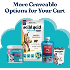 Solid Gold Nutrientboost Gut Health Pumpkin Flavor Dog Food Topper, 4-oz Jar 13 Solid Gold Nutrientboost Gut Health Pumpkin Flavor Dog Food Topper, 4-oz Jar -Pet Wellness 989598 PT6. AC SS1800 V1700681134