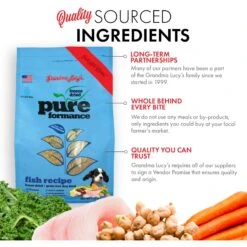 Grandma Lucy's Pureformance Fish Recipe Grain-Free Freeze-Dried Dog Food -Pet Wellness 99249 PT3. AC SS1800 V1676648453