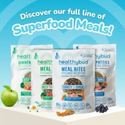 Healthybud Turkey Meal Bites Freeze-Dried Dog Food, 14-oz Bag -Pet Wellness 992662 PT7. AC SS1800 V1702938386